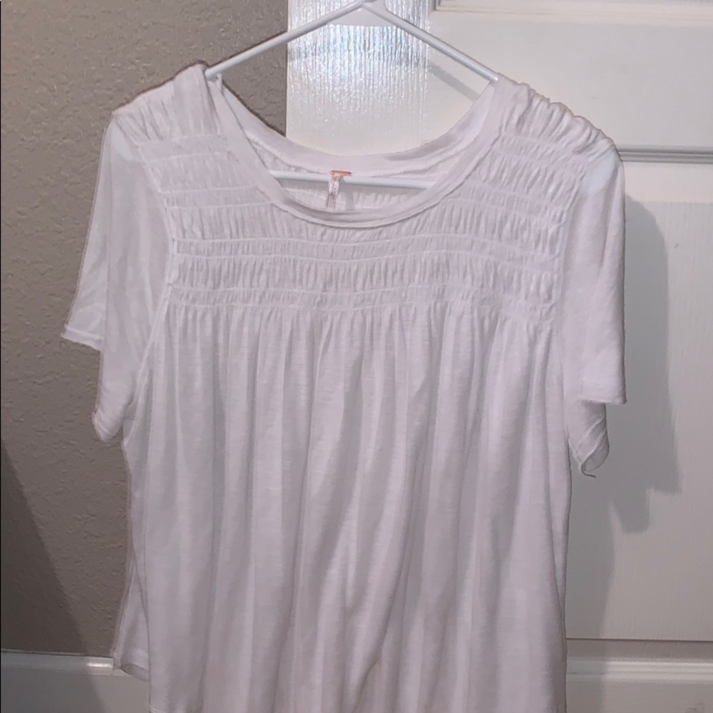 Free people white tee